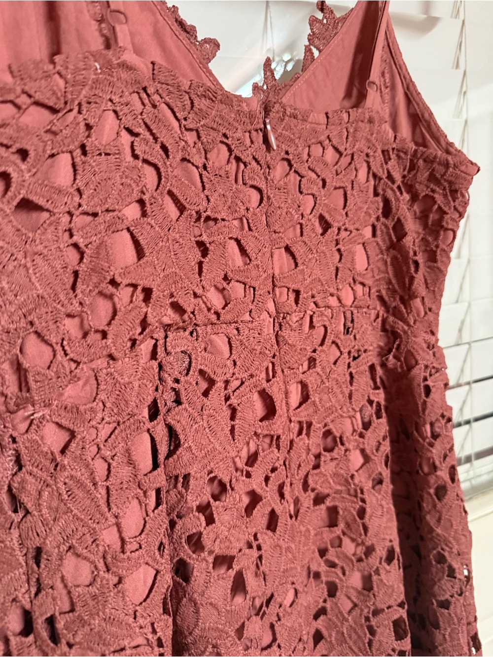 ASTR The Label Coral Cedar Crochet Dress Medium NWT - Picture 6 of 14
